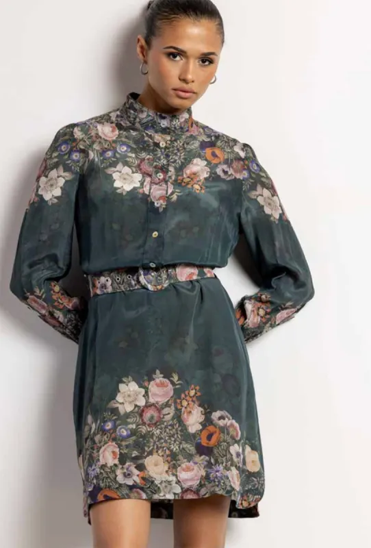 Green Flowers Dress sold by French Cuff