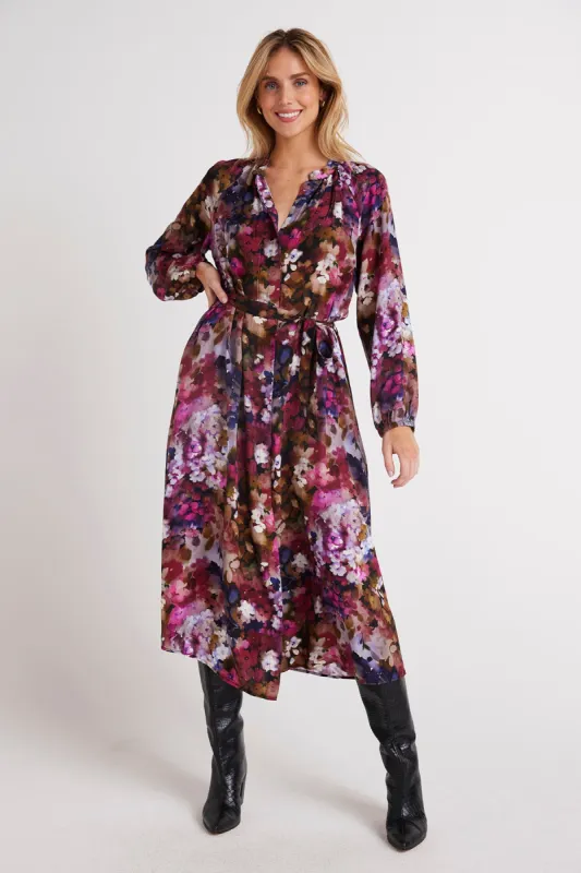 Long Sleeve Raglan Midi Dress sold by French Cuff