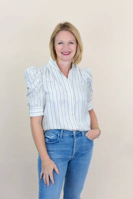 Gillian Top sold by French Cuff