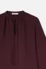 Shirred Tie Front Blouse sold by French Cuff