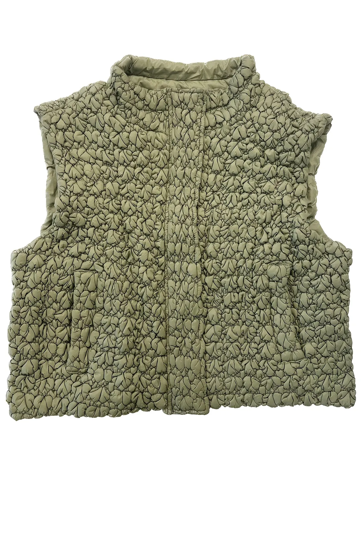 Cropped Quilted Vest sold by French Cuff product image thumbnail 4