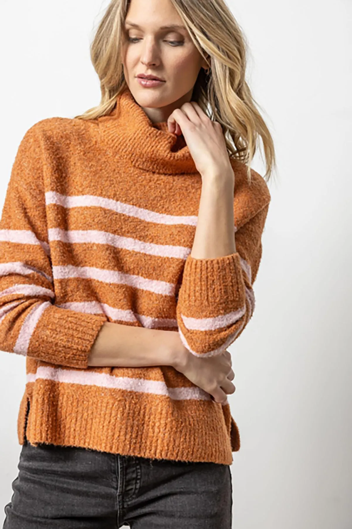 Striped Turtleneck Sweater sold by French Cuff product image thumbnail 2
