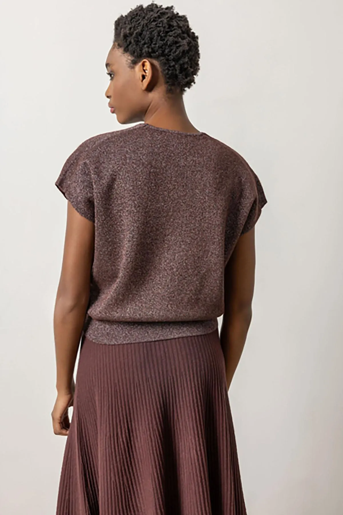 Metallic V-Neck Sweater sold by French Cuff product image thumbnail 5