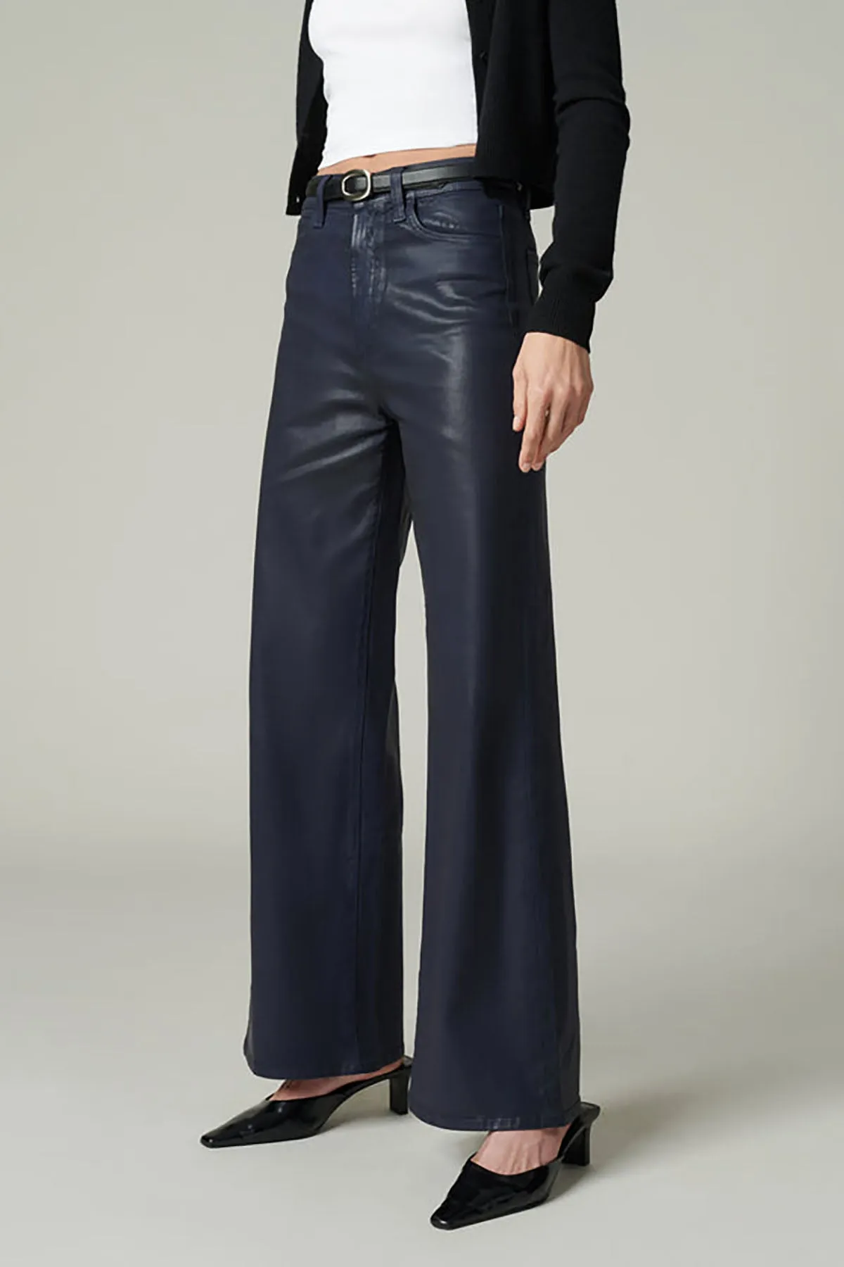 The Mia Wide Leg Petite Coated sold by French Cuff product image thumbnail 3