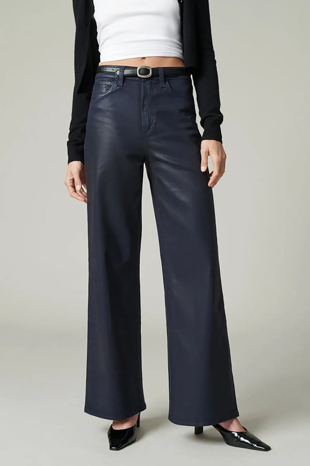 The Mia Wide Leg Petite Coated sold by French Cuff product image thumbnail 2