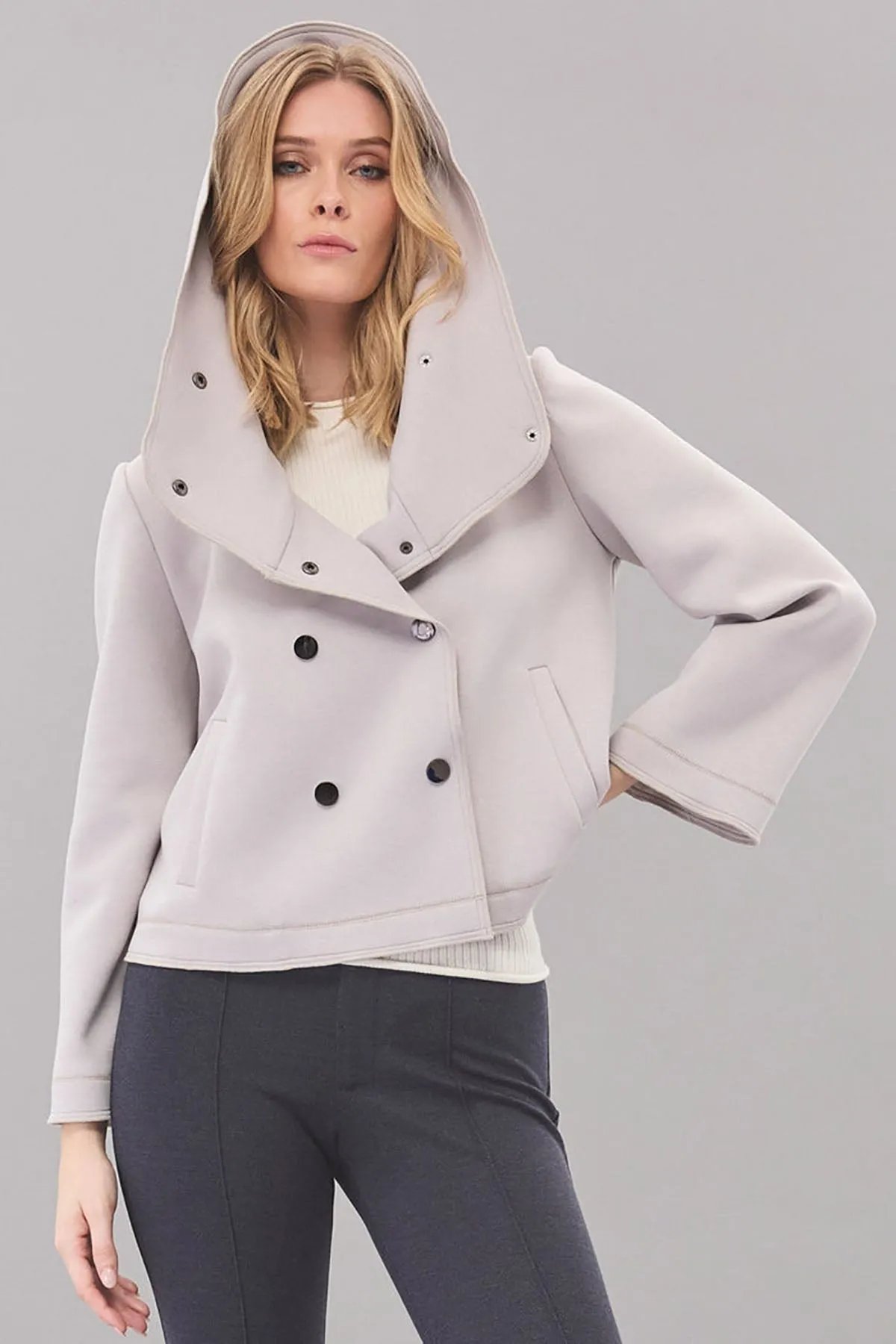 Soft Neoprene Jacket sold by French Cuff