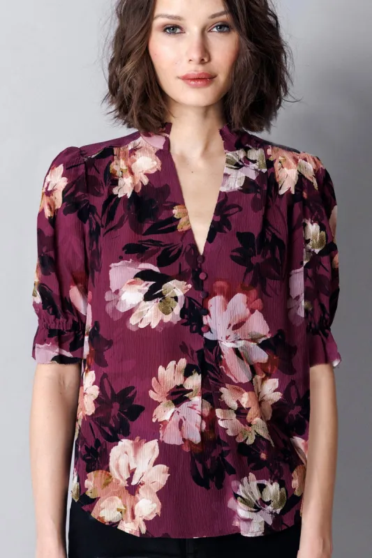 Go Evermore Blouse Printed sold by French Cuff