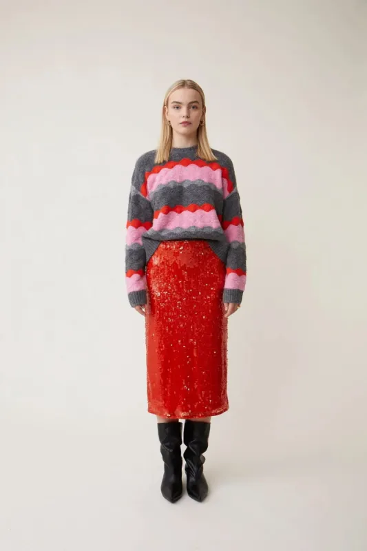 Fer Sequence Skirt sold by French Cuff