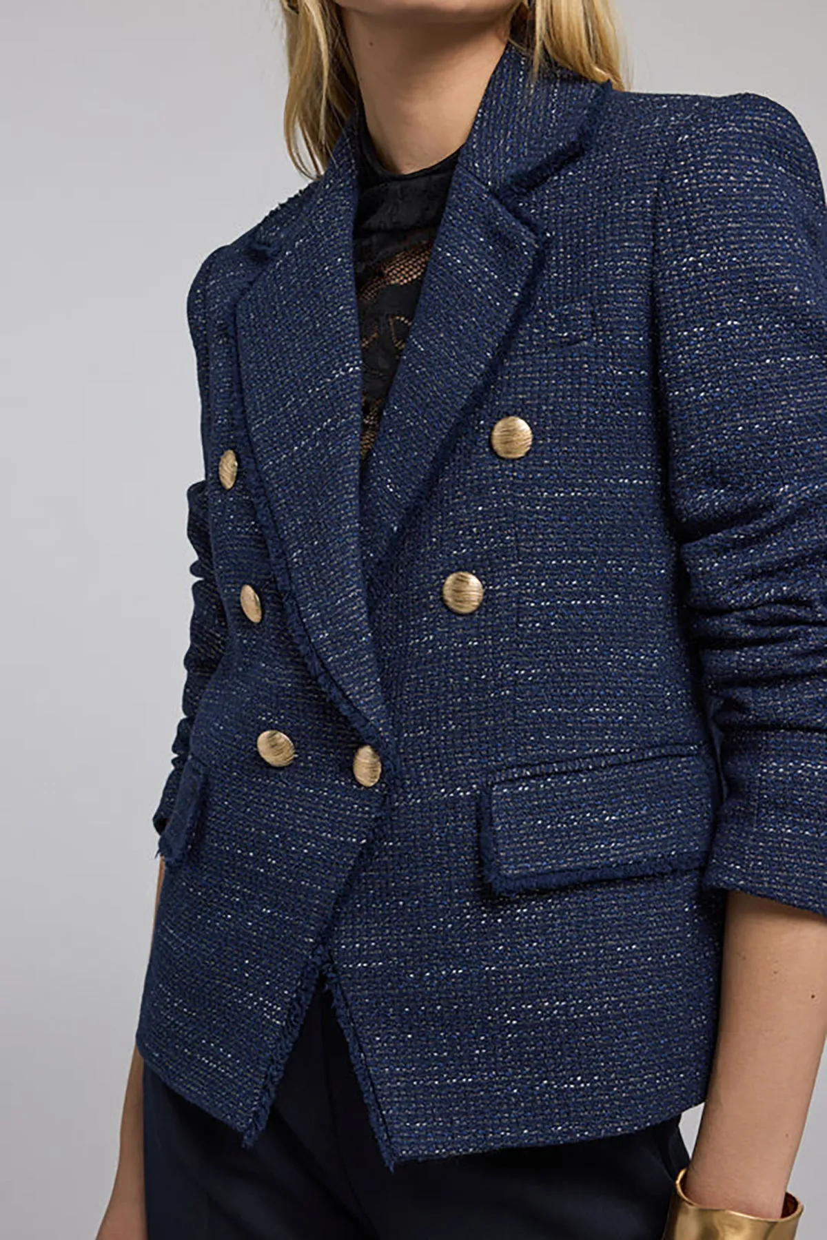 Eliza Tweed Blazer sold by French Cuff product image thumbnail 2