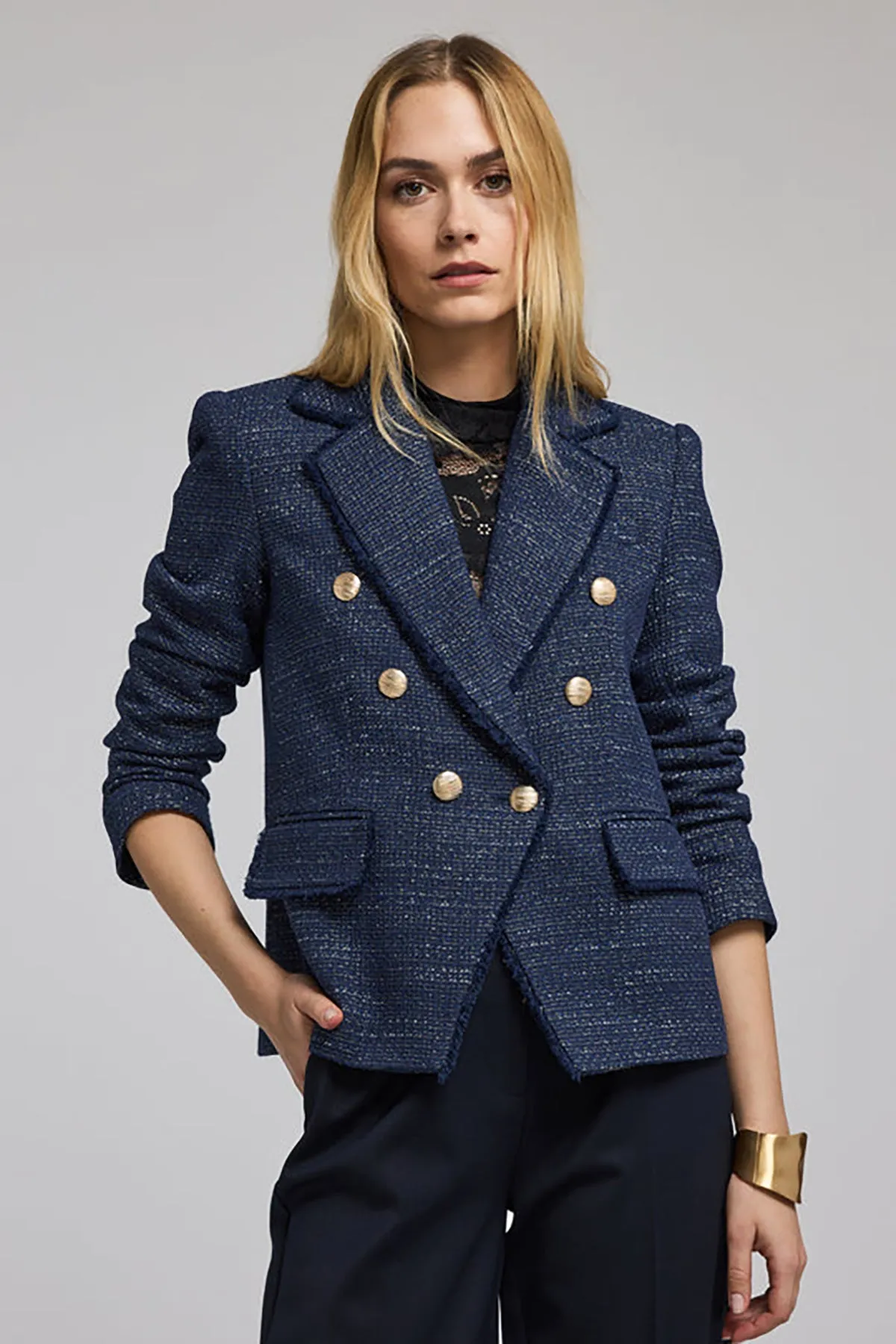 Eliza Tweed Blazer sold by French Cuff