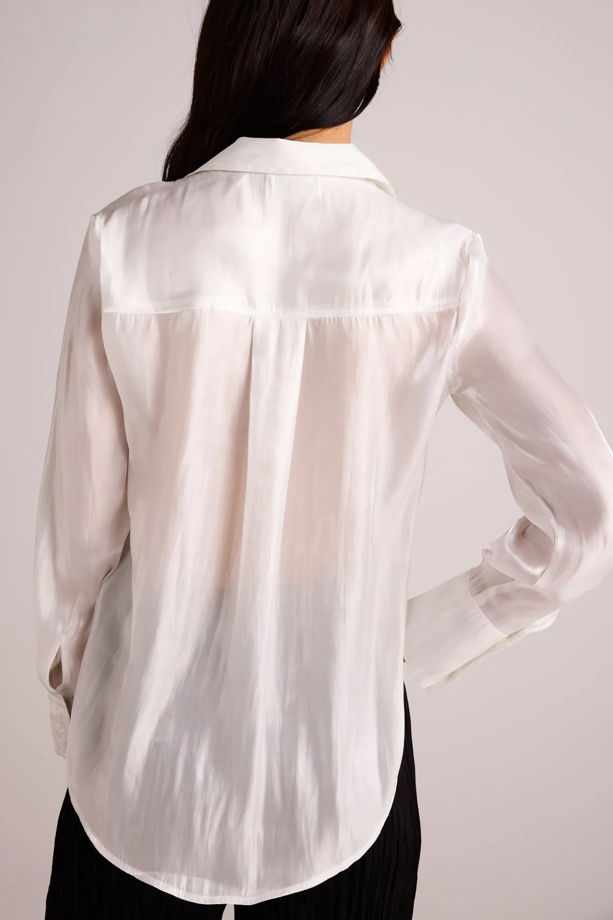 Wide Collar Shirt Tail Button Down sold by French Cuff product image thumbnail 3