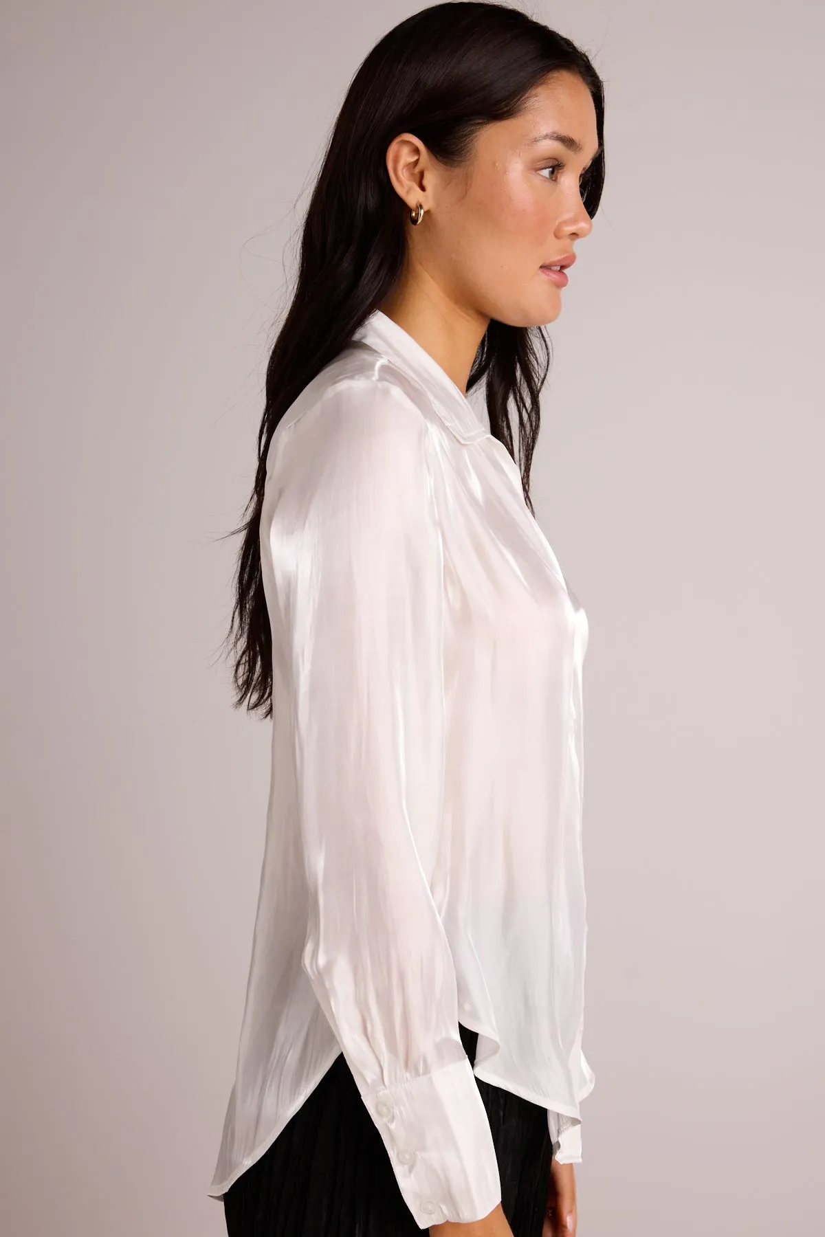 Wide Collar Shirt Tail Button Down sold by French Cuff product image thumbnail 2