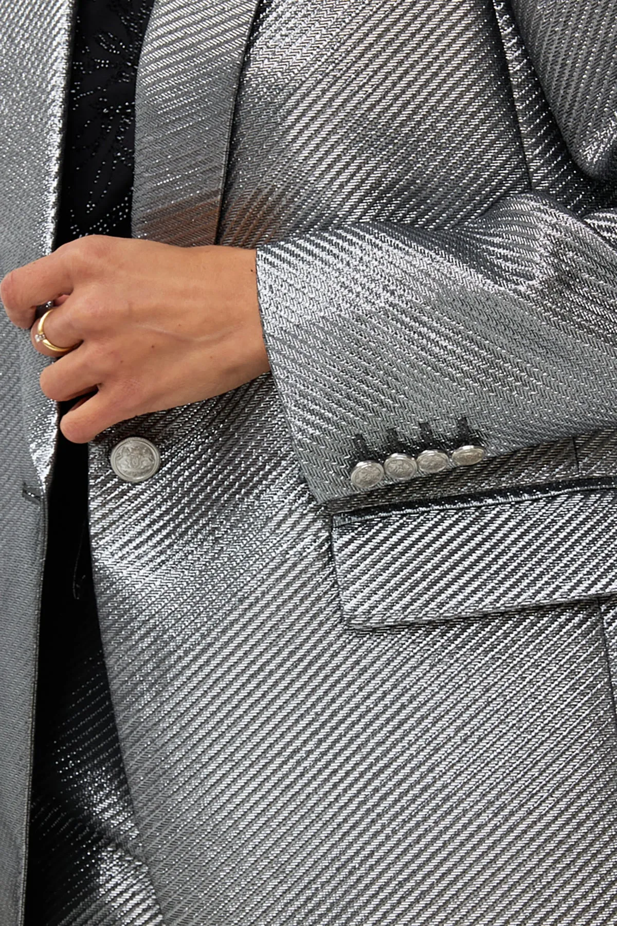 Metallic Blazer sold by French Cuff product image thumbnail 3