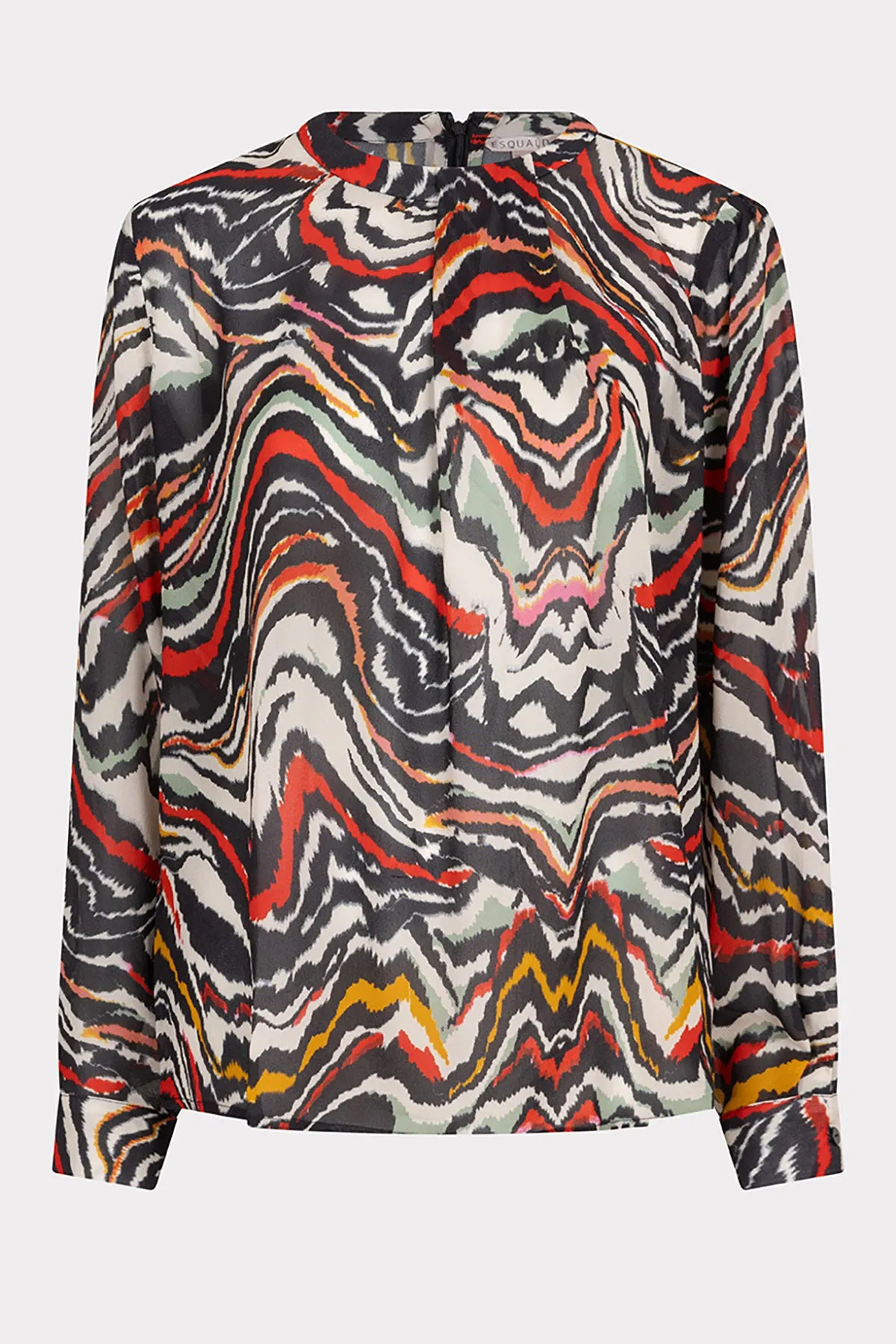 Fancy Neck Waves Blouse sold by French Cuff product image thumbnail 3