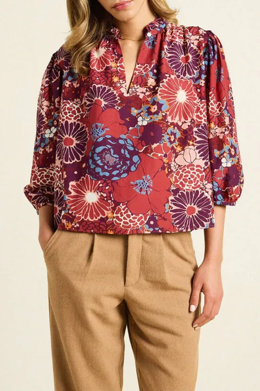 Orly Blouse made by Trovata