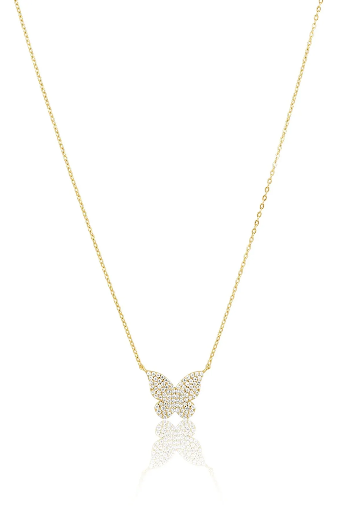 Elsie Pave Butterfly Necklace sold by French Cuff product image thumbnail 2