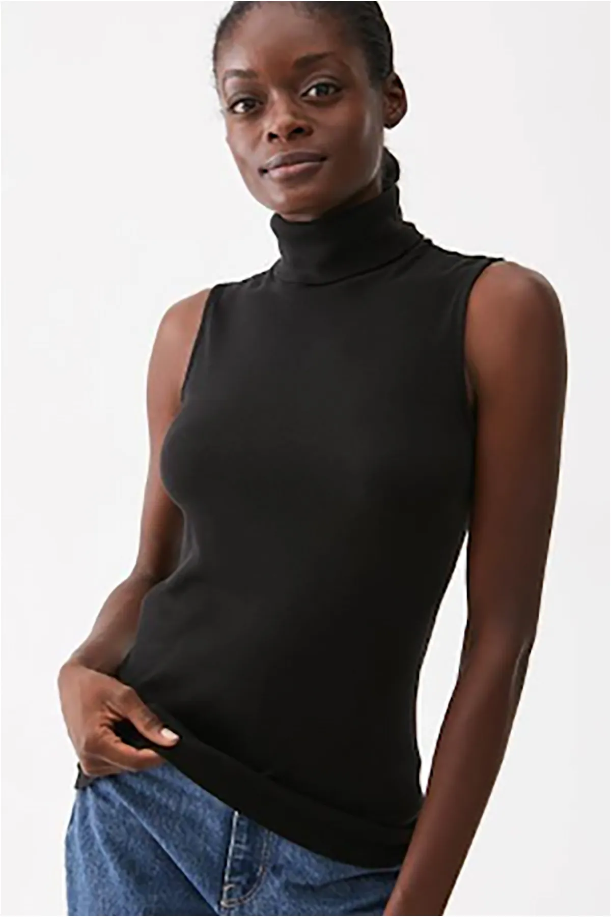 Hillary Turtleneck Shell sold by French Cuff