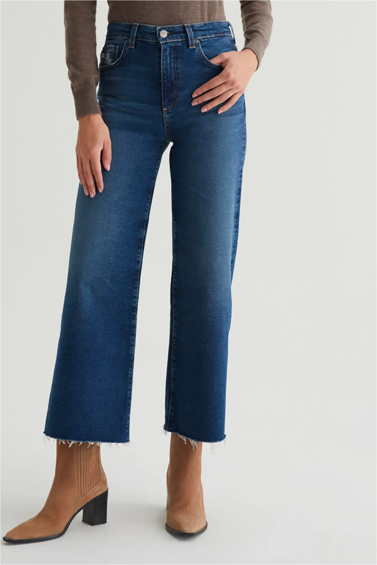 Saige Wide Leg Crop sold by French Cuff