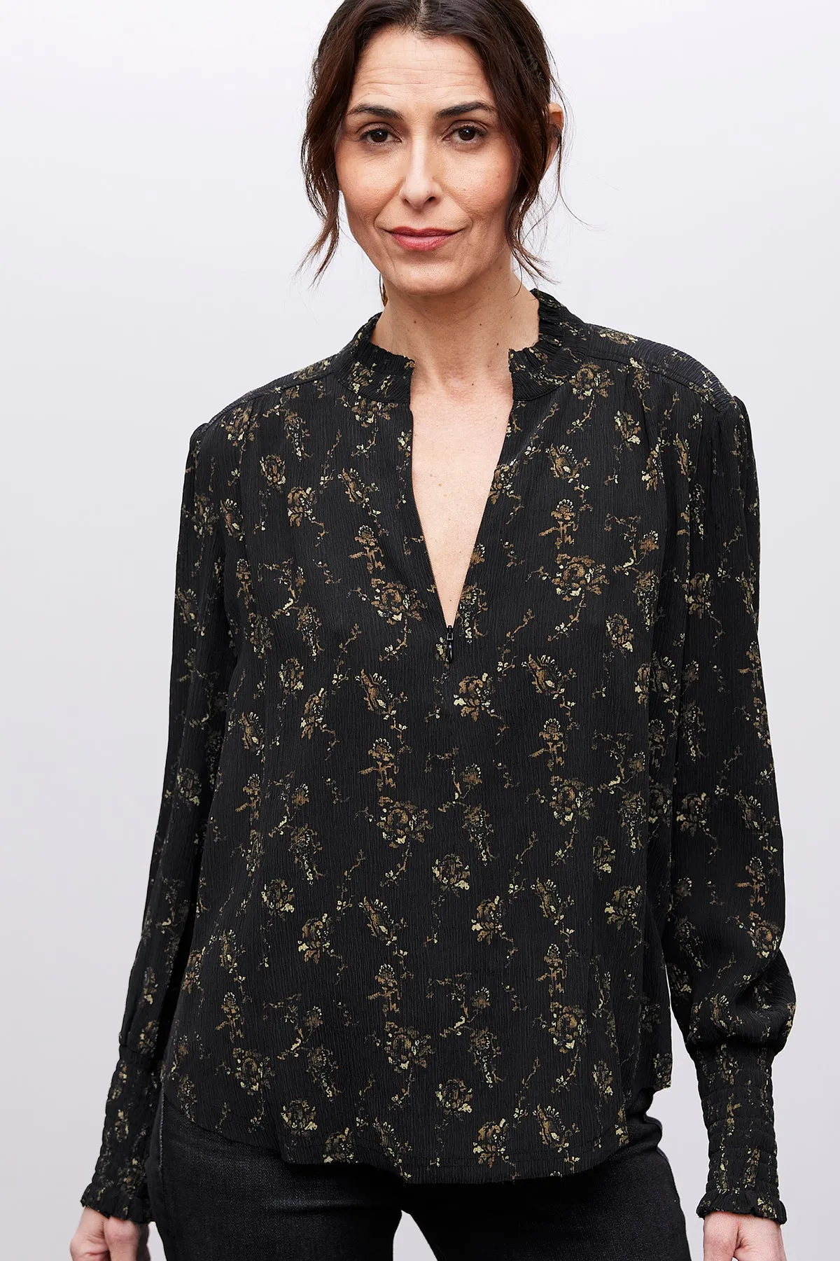 Go Soft Spoken Blouse Print sold by French Cuff