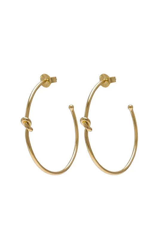 Knot Hoops sold by French Cuff
