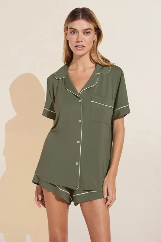 Gisele Relaxed Short PJ Set sold by French Cuff