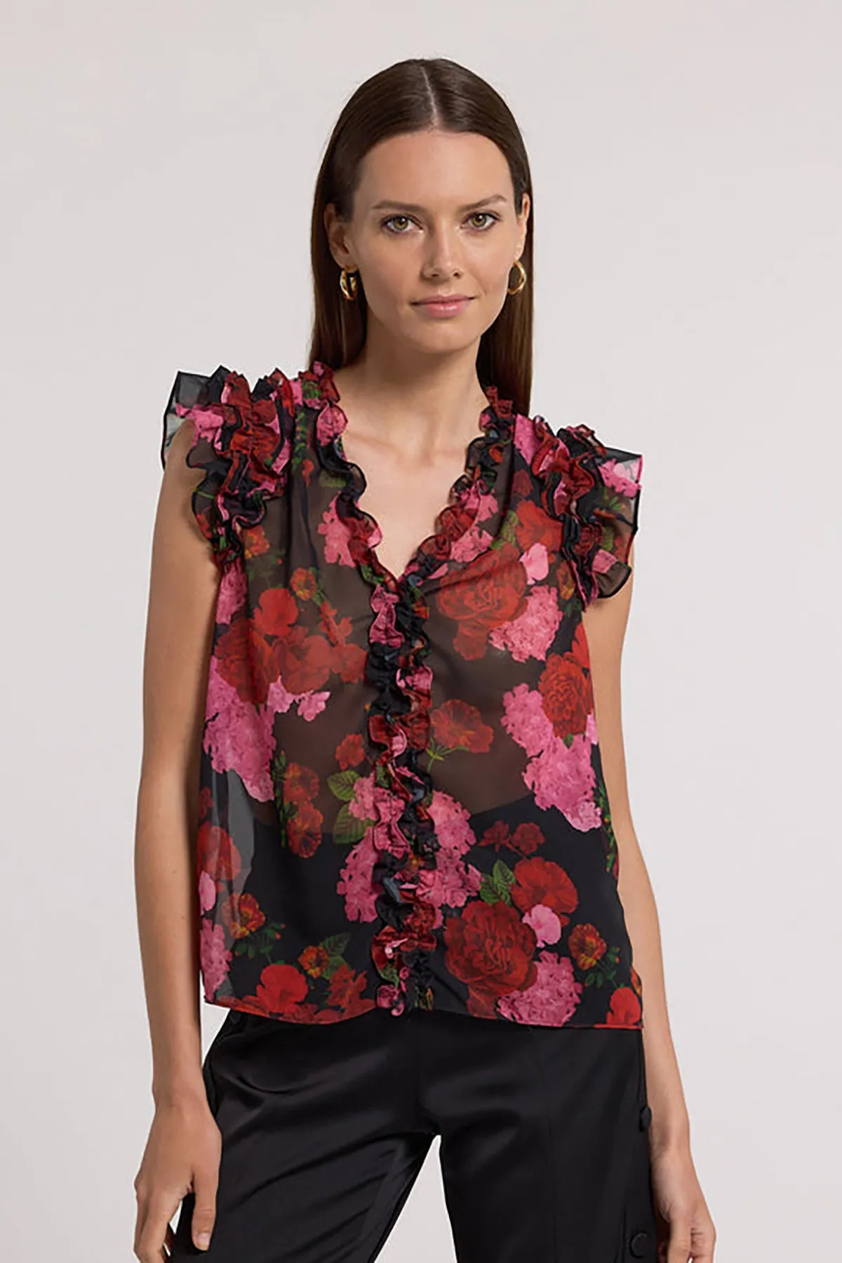 Sia Floral Blouse sold by French Cuff