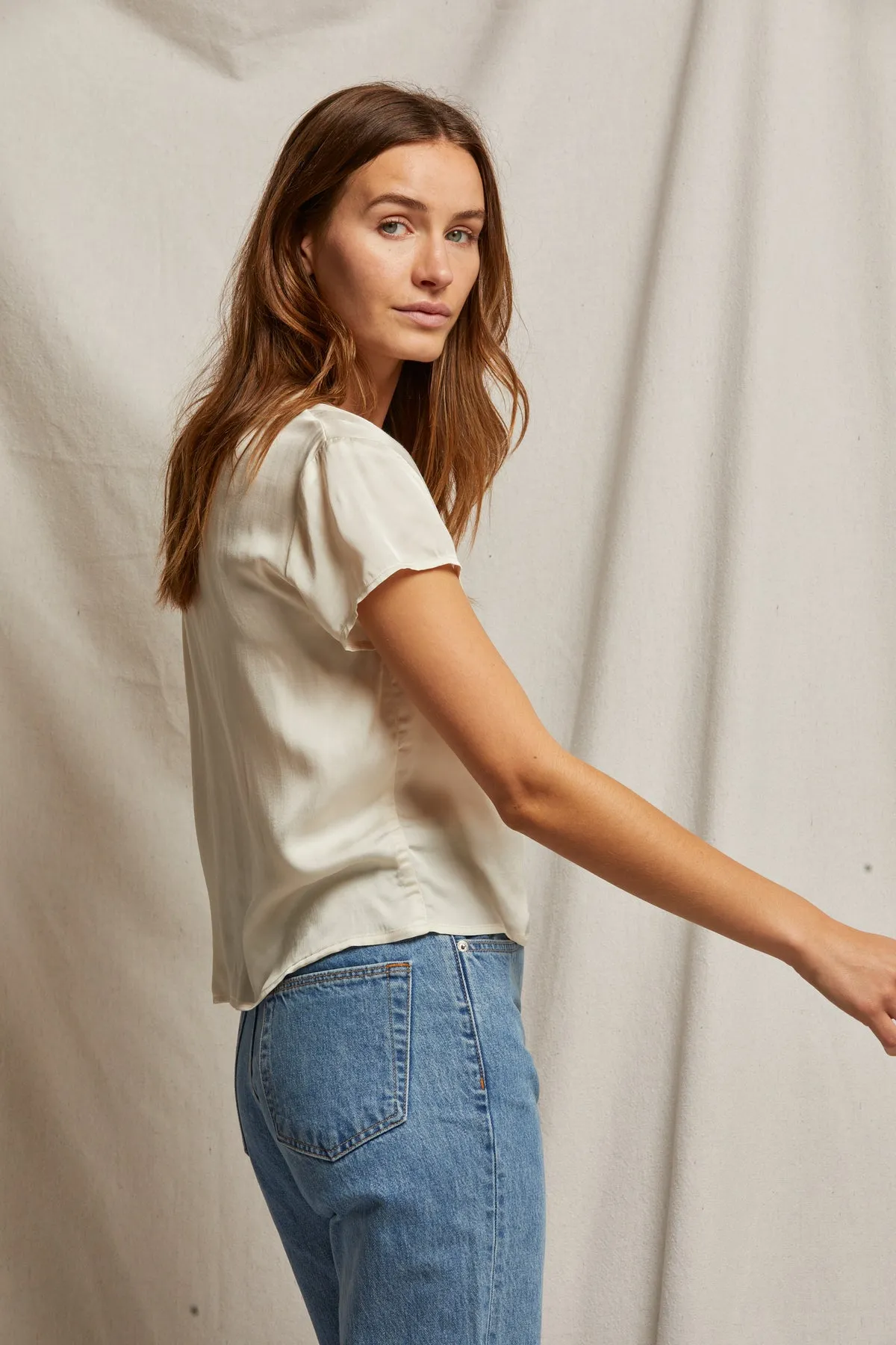 Amelie Satin Tee sold by French Cuff product image thumbnail 3