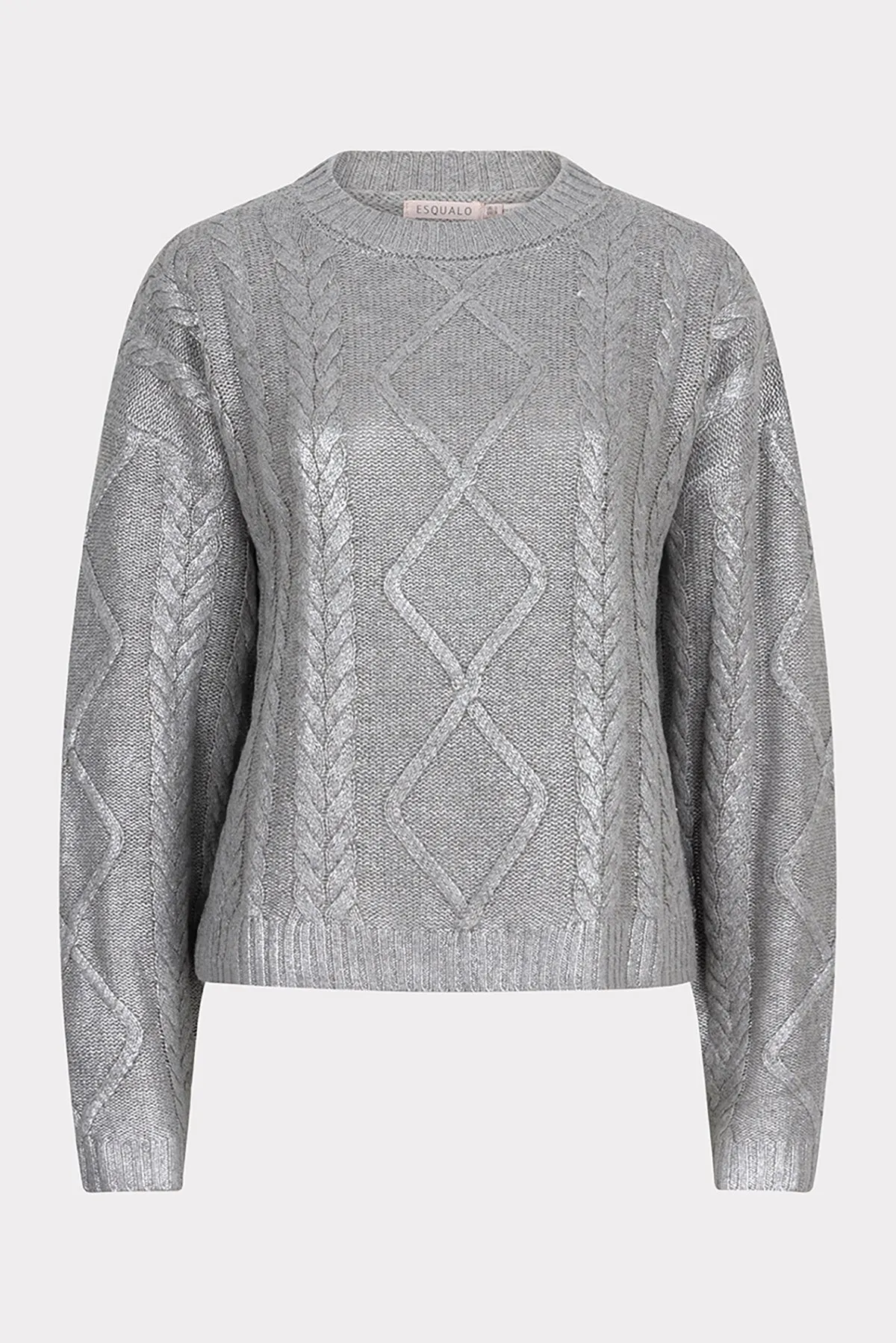 Foil Cable Sweater sold by French Cuff product image thumbnail 5