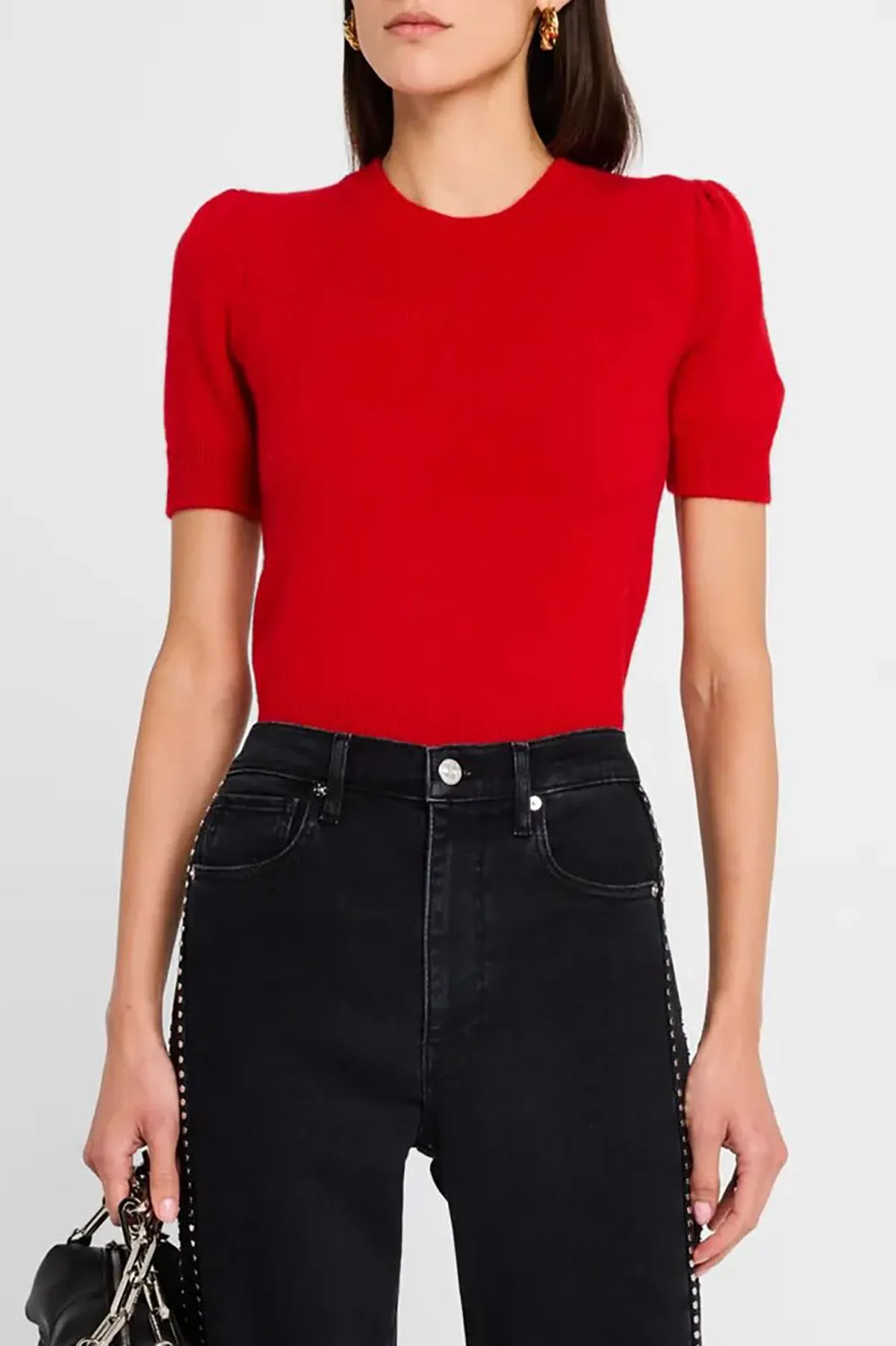 Cashmere Gathered Sweater sold by French Cuff