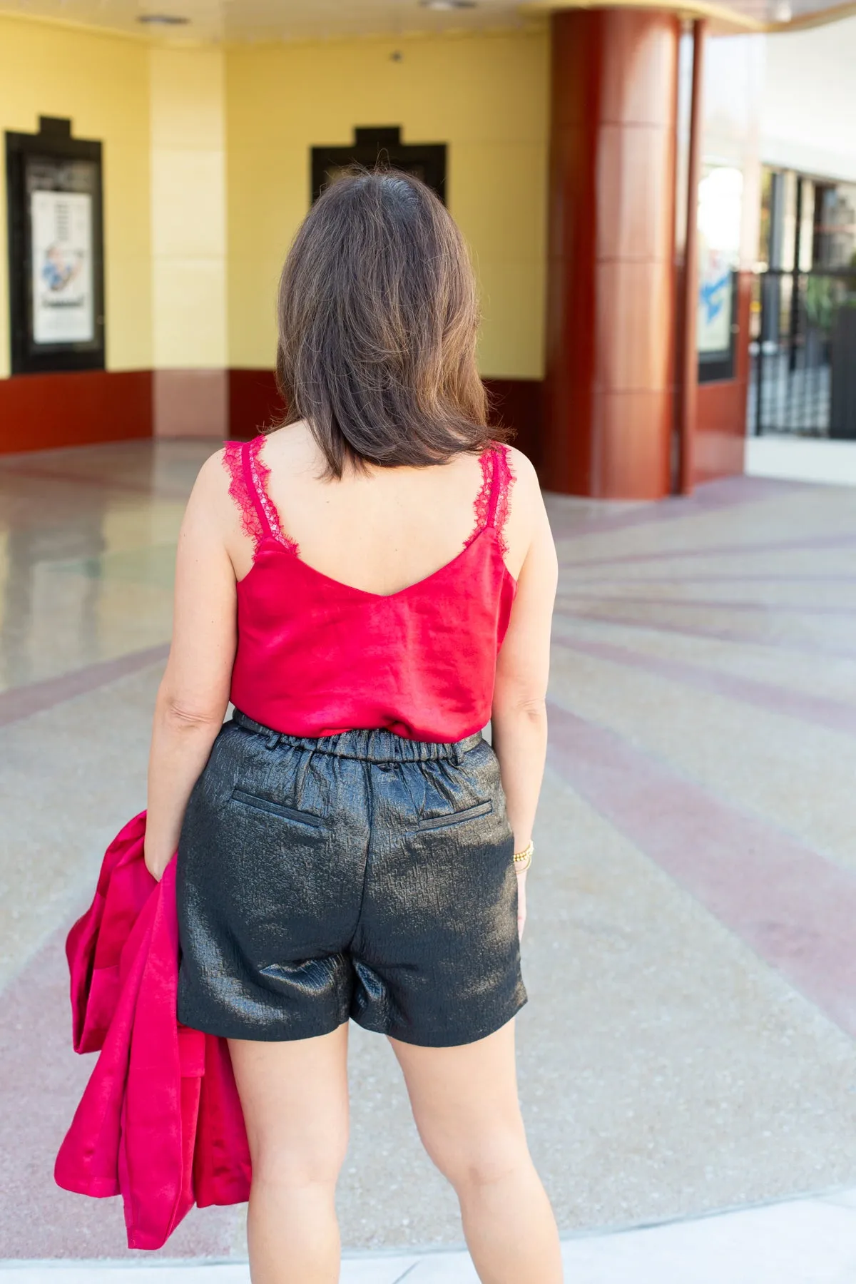 Red Lace Tank sold by French Cuff product image thumbnail 2