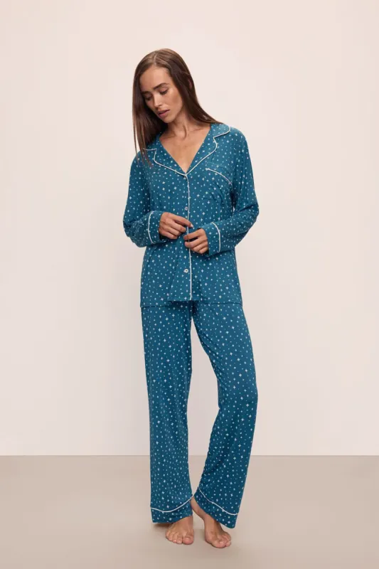 Gisele Printed Long PJ Set sold by French Cuff