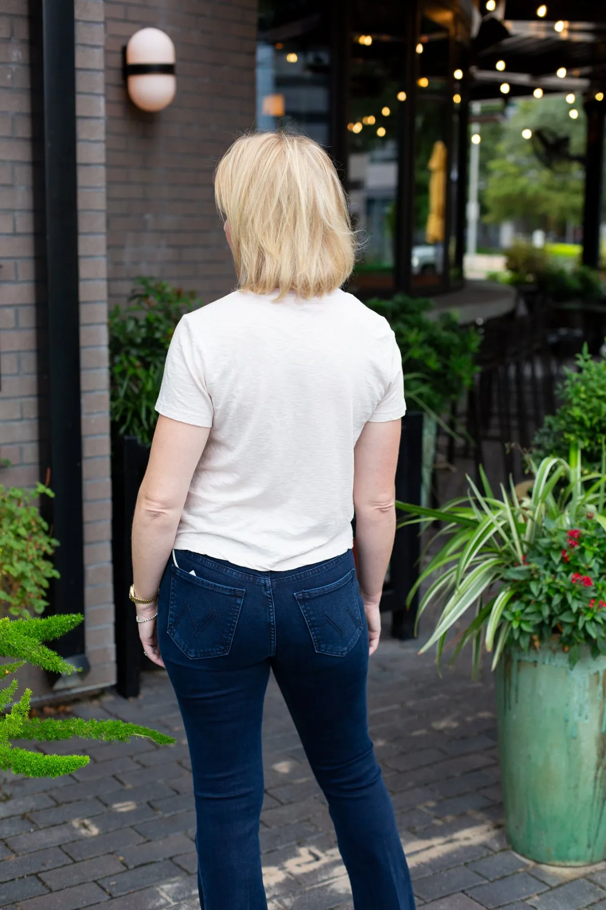 Sans Fin Crew Neck Tee sold by French Cuff product image thumbnail 3