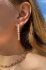 Heart Throb Hoop, 14K Gold Vermeil sold by French Cuff