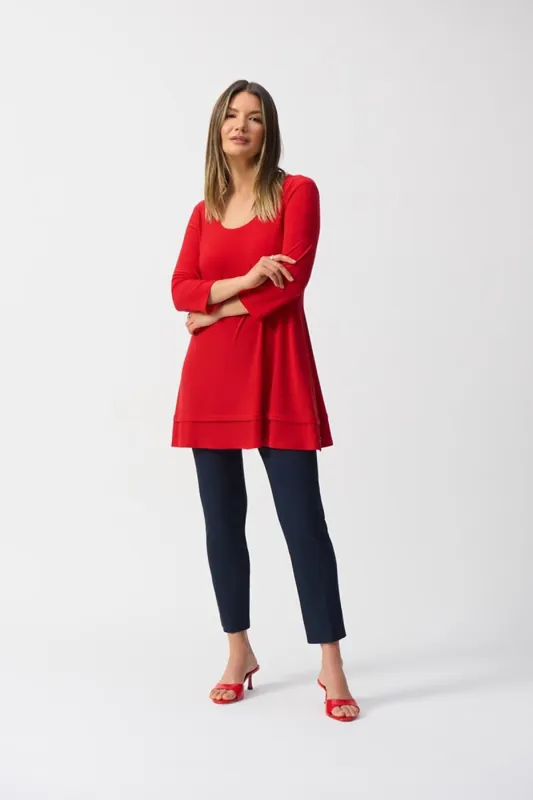 Textured Jacquard Crop Pull-On Pants sold by French Cuff