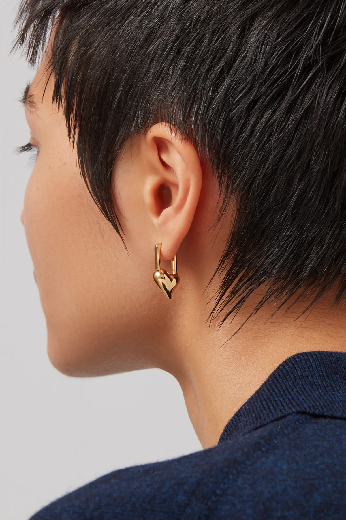 Padlock Heart Huggies sold by French Cuff product image thumbnail 3