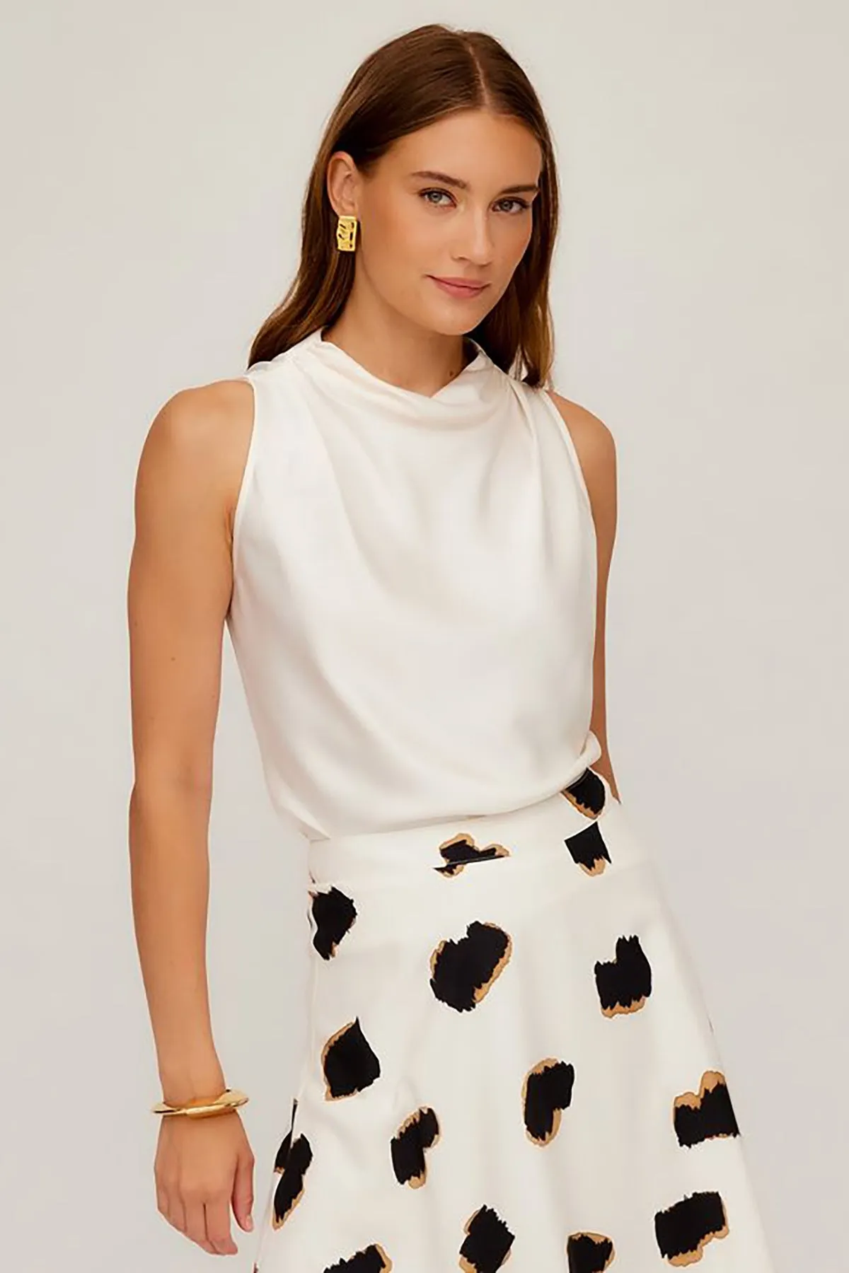 Phoebe Drape Halter Top sold by French Cuff