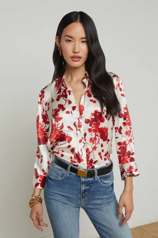 Dani 3/4 Sleeve Blouse sold by French Cuff