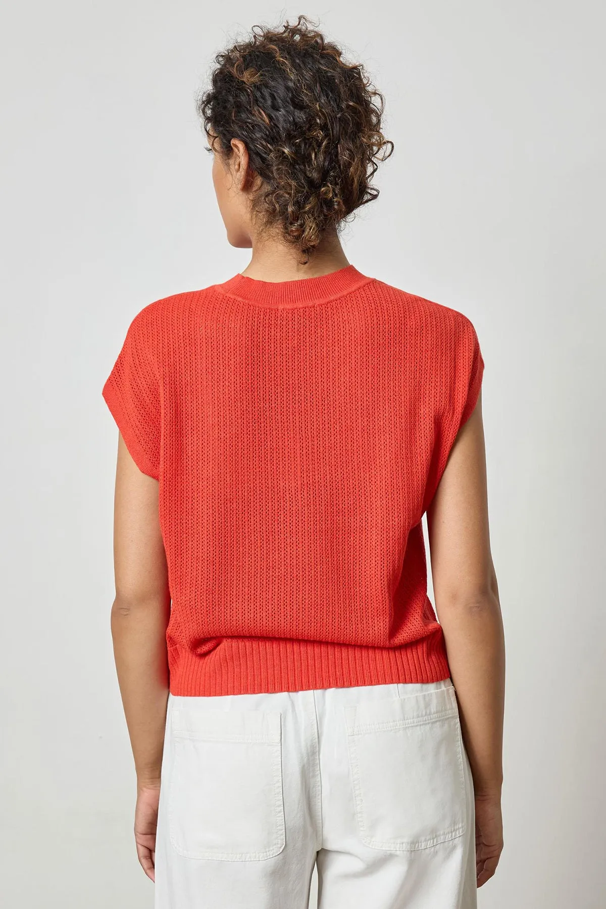 Short Sleeve Crewneck Sweater sold by French Cuff product image thumbnail 3