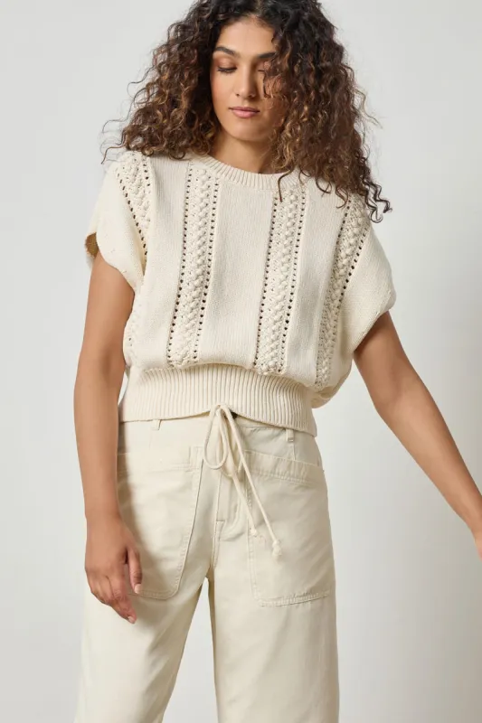 Wedge Crewneck Sweater sold by French Cuff