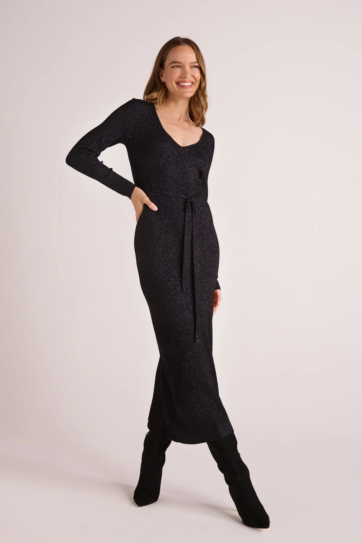Long Sleeve Maxi Sweater Dress sold by French Cuff