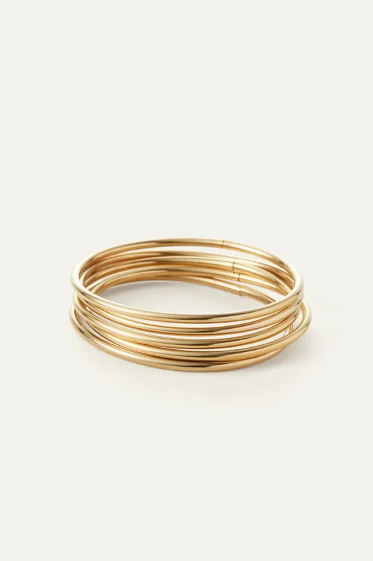 Dane Bangle Set, LARGE sold by French Cuff