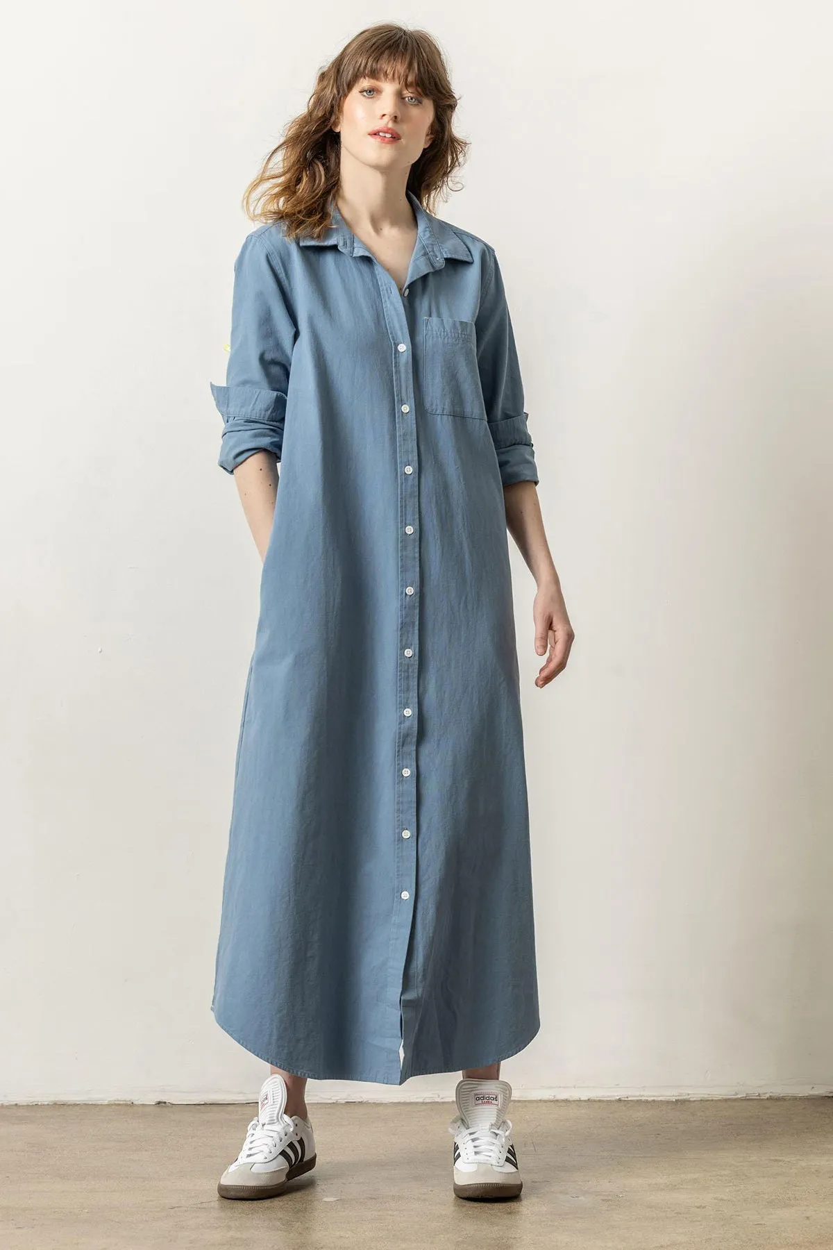 Maxi Shirt Dress sold by French Cuff product image thumbnail 3