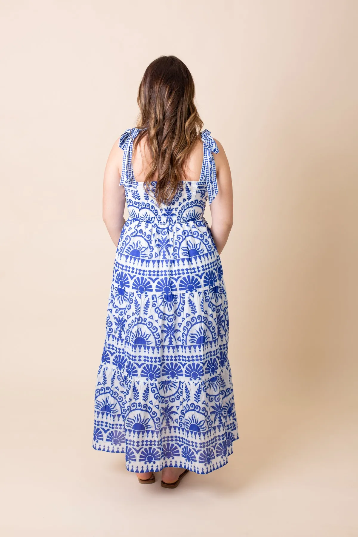 Rivera Tropics Tiered Maxi Dress sold by French Cuff product image thumbnail 3