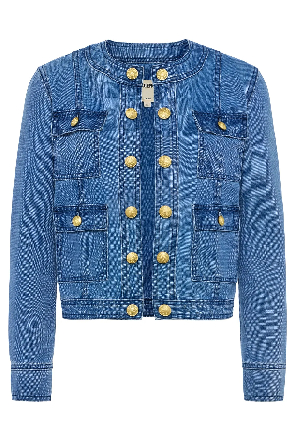 Yari Collarless Jacket sold by French Cuff product image thumbnail 5