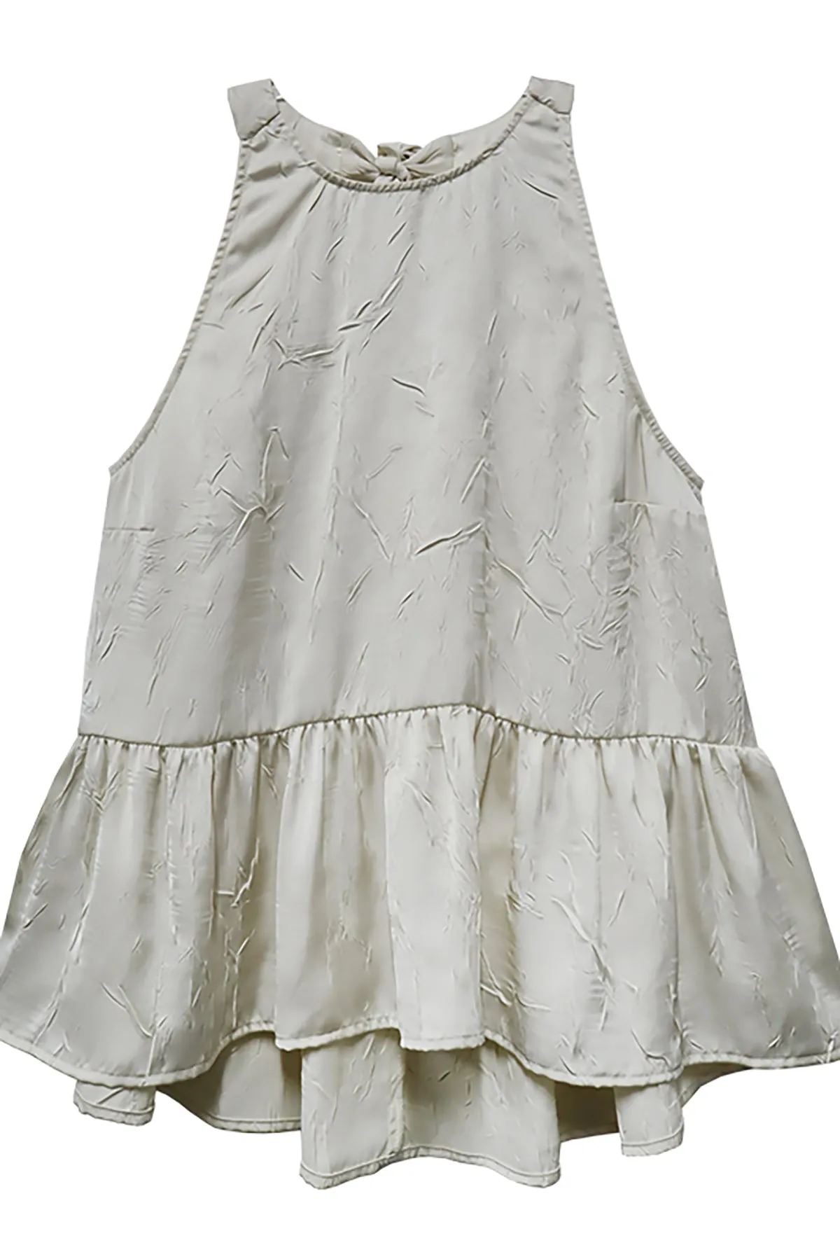 Floren Ruffle Hem Halter Top sold by French Cuff product image thumbnail 2