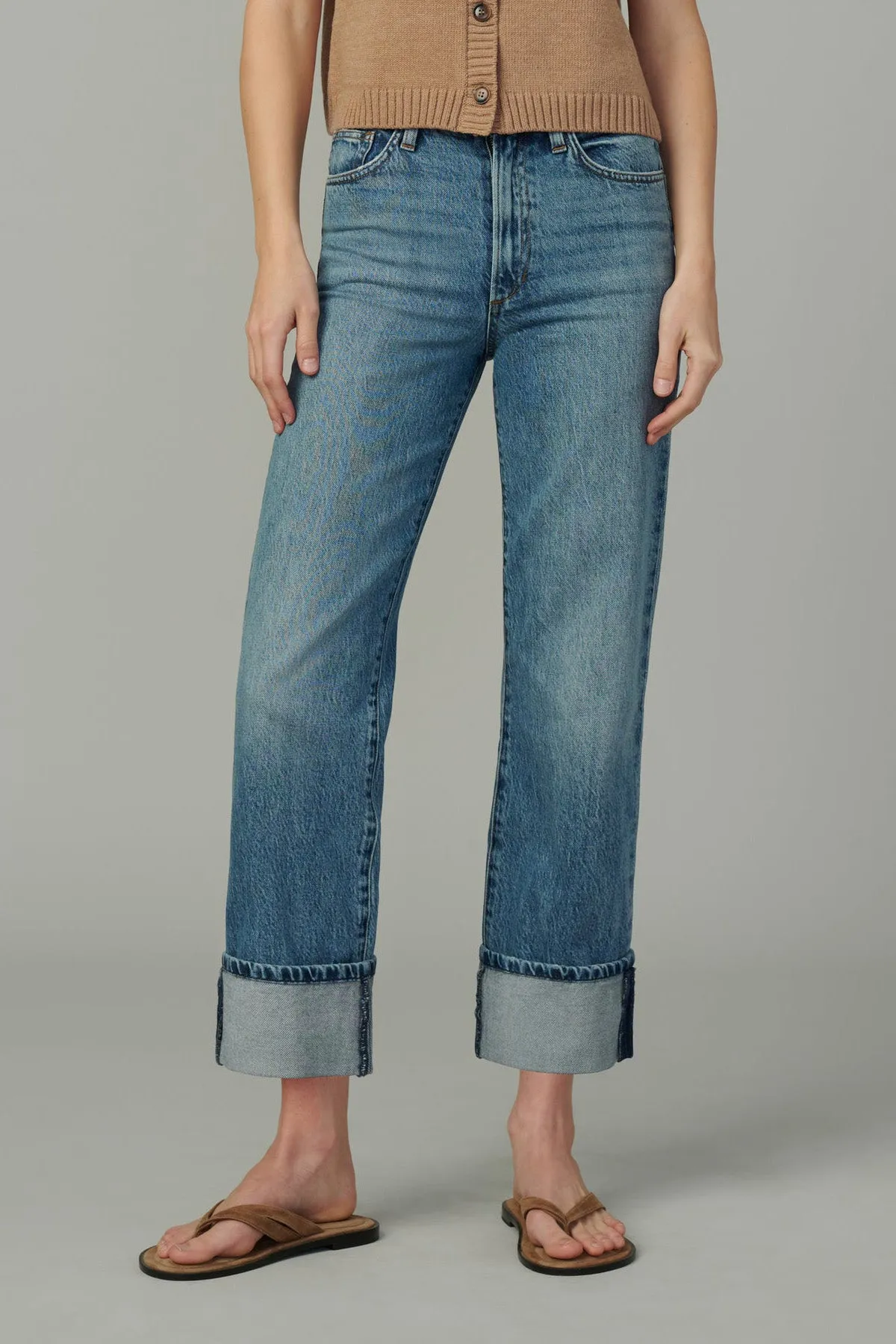 The Margot Cuffed Straight sold by French Cuff