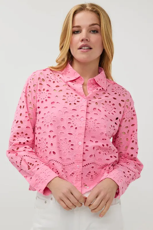 Embroidery Anglaise Blouse sold by French Cuff