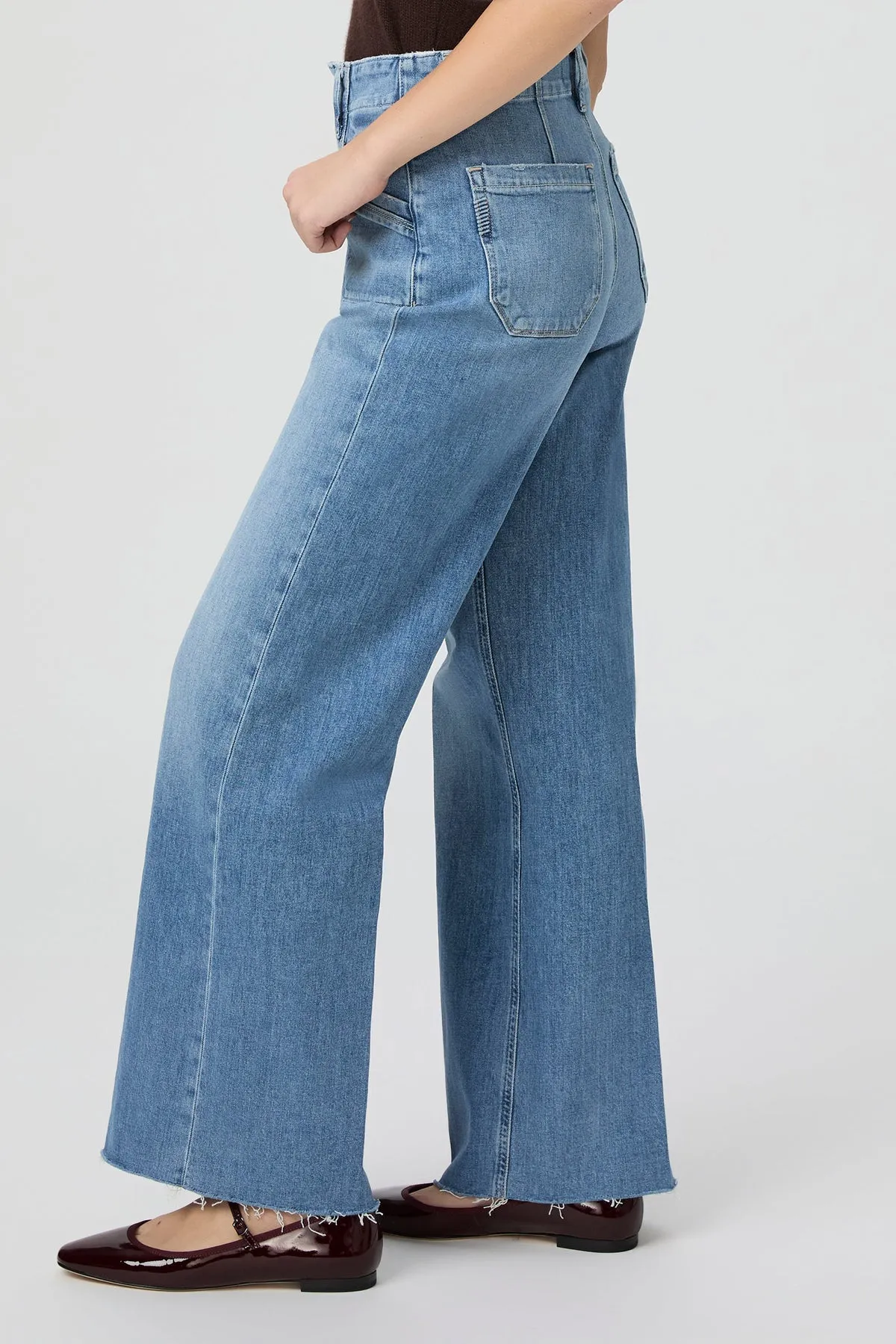 Anessa 31" with Utility Pockets + Raw Hem sold by French Cuff product image thumbnail 3