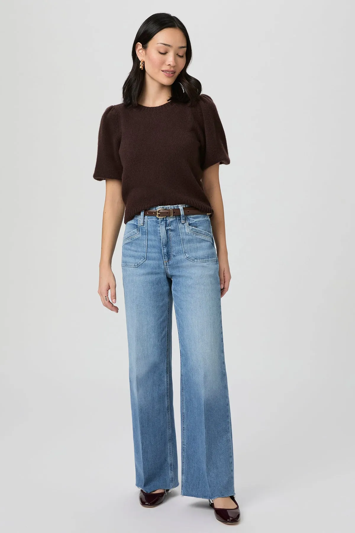 Anessa 31" with Utility Pockets + Raw Hem sold by French Cuff