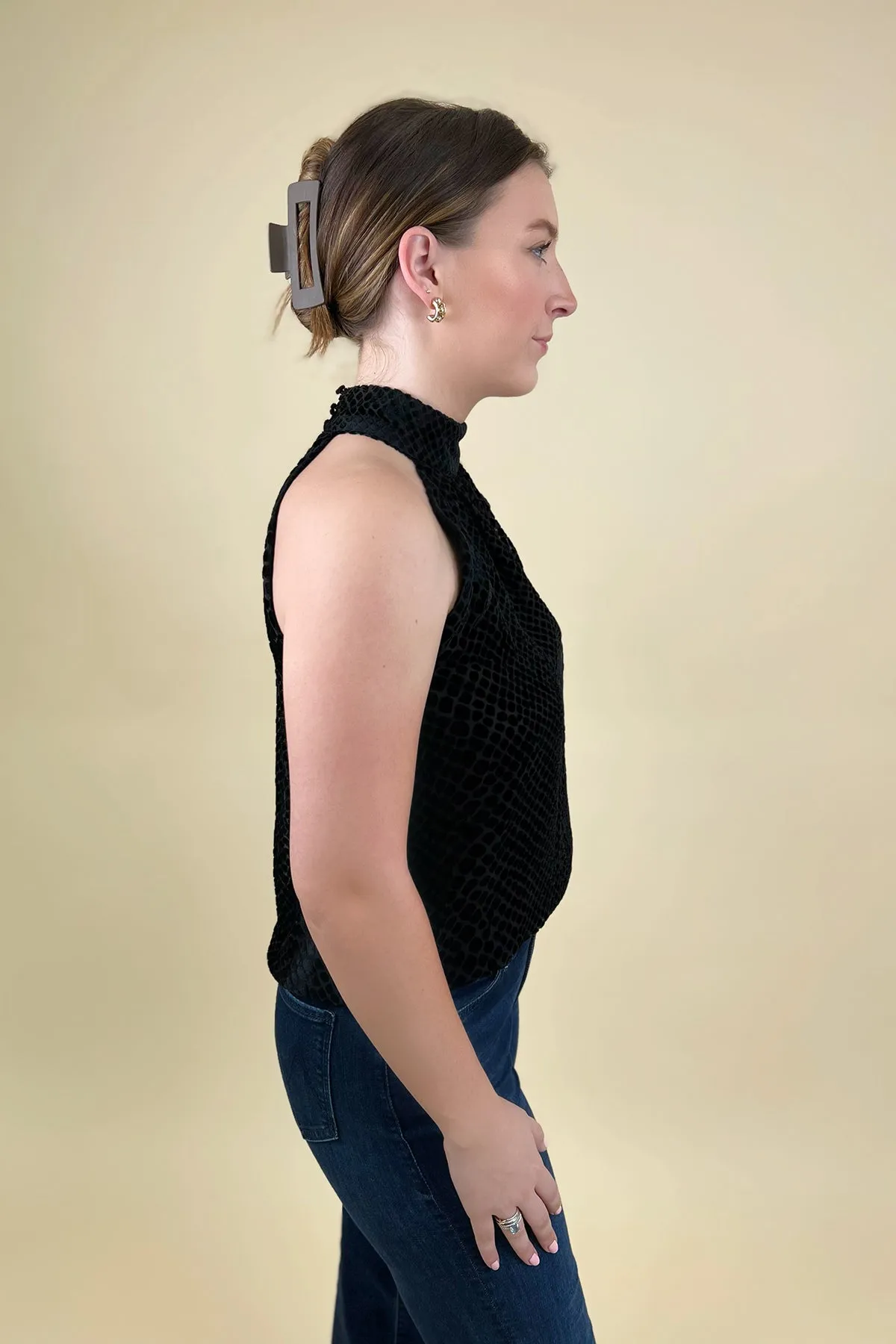 Lili Turtleneck Sleeveless sold by French Cuff product image thumbnail 2